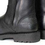 MMCC Men’s Kick Start 7″ Black Top Grain Leather Motorcycle Boots – Dual YKK Zippers, Freedom Flex Toe – MBM9009 - Image 8