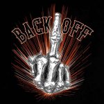 Hot Leathers GMT3453 Mens Bone Finger “Back off” Black Sleeveless Shooter Tank Top Shirt - Image 4