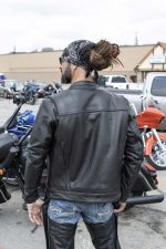 Hot Leathers JKM1028 Men’s Black Leather MC Jacket with Zip Out Lining - Image 5