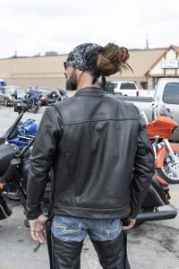Milwaukee Leather MLM1506 Men’s Black Premium Leather Motorcycle Jacket w/ Utility Pockets Cool-Tec Leather Treatement - Image 5