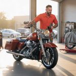 Milwaukee Leather MDM11686 Men’s OrangeButton-Up Heavy-Duty Work Shirt – Classic Mechanic Shirt w/ Pockets - Image 6