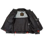 Milwaukee Leather LKL27003 Women’s Premium Black and Red Leather Embroidered Jacket with CE Armor Protection - Image 4