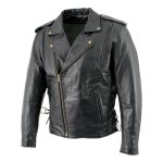 Milwaukee Leather LKM17004 Men’s Classic Premium Black Vented Motorcycle Leather Biker Riders Jacket - Image 6