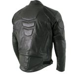 Milwaukee Leather LKM7005 Men’s Premium Black Leather Racer Style Motorcycle Jacket with CE Armor - Image 9