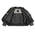 Milwaukee Leather LKM17008 Men’s Premium Black Reflective Skulls Cruiser Style Motorcycle Jacket w/ CE Armor - Image 4