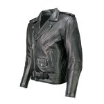 Milwaukee Leather LKM1703 Men’s Classic Black Premium Leather Motorcycle Biker Rider Jacket - Image 7