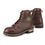 Milwaukee Leather Women’s Dark Brown Leather Outdoors Lace-Up Boots for Bikers Casual MBL9308 - Image 5