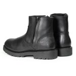 MMCC Men’s Kick Start 7″ Black Top Grain Leather Motorcycle Boots – Dual YKK Zippers, Freedom Flex Toe – MBM9009 - Image 9