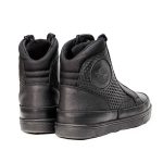 Milwaukee Leather Men’s Black Leather Diamond Patterned Reinforced Street Biker Riding Shoes w/ Ankle Support – MBM9104 - Image 10