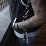 Milwaukee Leather MDL4050 Women’s ‘Skelly’ Black with White Motorcycle Denim Vest w/ Skull Embroidery - Image 9