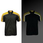 Milwaukee Motorcycle Clothing Co. Men’s Blk/Yellow Mechanic Work Shirt – w / Reflective Strip, Rider‑Built MDM11600 - Image 8
