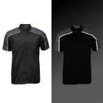 Milwaukee Motorcycle Clothing Co. Men’s Blk/Grey Mechanic Work Shirt – w / Reflective Strip, Rider‑Built MDM11601 - Image 5
