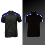 Milwaukee Motorcycle Clothing Co. Men’s Blk/Blu Mechanic Work Shirt – w / Reflective Strip, Rider‑Built MDM11602 - Image 4