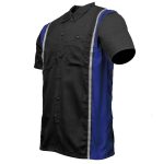 Milwaukee Motorcycle Clothing Co. Men’s Blk/Blue Mechanic Work Shirt – w / Reflective Strip, Rider‑Built MDM11609 - Image 9