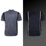 Milwaukee Motorcycle Clothing Co. Men’s Blk/Grey Mechanic Work Shirt – w / Reflective Strip, Rider‑Built MDM11612 - Image 9