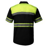 MMMCC Men’s Safeway Green/Black Mechanic Rider Ready Shirt w/ Reflective Strip MDM11613 - Image 12