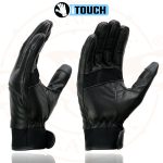 Milwaukee Leather MG7525 Men’s Black Leather i-Touch Screen Compatible Gel Palm Motorcycle Hand Gloves W/ Flex Knuckle - Image 6