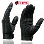 Milwaukee Leather MG7535 Men’s Black Leather with Gel Palm Motorcycle Hand Gloves w/ Flex Knuckles - Image 5