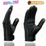 Milwaukee Leather MG7536 Men’s Black Leather Gel Palm Motorcycle Gloves w/ Flex Knuckles and Cool-Tec Treatment - Image 5