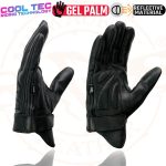 Milwaukee Leather MG7571 Men’s Black ‘Col-Tec’ Leather ‘Reflective Skull’ Motorcycle Hand Gloves W/ Gel Padded Palm - Image 7