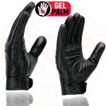 Milwaukee Leather MG7735 Women’s Black Leather Gel Palm Motorcycle Hand Gloves W/ Flex Knuckles - Image 6