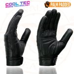 Milwaukee Leather MG7736 Women’s Black Leather Gel Palm Motorcycle Gloves w/ Flex Knuckles and Cool-Tec Treatement - Image 6