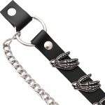 Milwaukee Leather Silver Skeleton Hand Emblem Boot Chain with Adjustable Strap – MLA3006 - Image 3