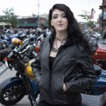 Milwaukee Leather MLL2555 Women’s Black 3/4 Hooded Leather Jacket with Side Stretch - Image 7