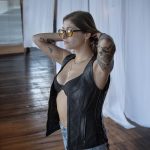 Milwaukee Leather Women’s Black Leather V-Neck Motorcycle Rider Vest with Side Lace MLL4531 - Image 7