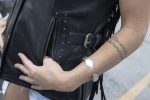 Milwaukee Leather MLL4565 Women’s Black Fringed Leather Rivet Detail Side Buckle and Zipper Motorcycle Rider Vest - Image 6