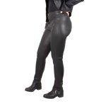 Milwaukee Leather MLL6690 ‘Sandy’ Women’s Black Lambskin Stretch Leather Pants - Image 8