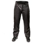 Milwaukee Motorcycle Clothing Co. Men’s Branson Black Premium Leather Biker Lined Pants –  5-Pocket  MMC50000 - Image 9