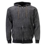 Milwaukee Leather MNG11684 Men’s Gray and Black Zipper Front Premium Cotton Hoodie - Image 5