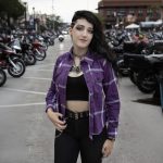 Milwaukee Leather MNG21605 Women’s Casual Purple and White Long Sleeve Cotton Casual Flannel Shirt - Image 5