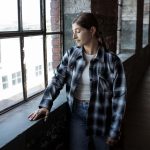 Milwaukee Leather MNG21611 Women’s Black and White Long Sleeve Cotton Flannel Shirt - Image 7