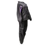 Milwaukee Leather MPL9601 Women’s Black and Purple Water Resistant Rain Suit w/ Reflective Material and Hoodie - Image 5