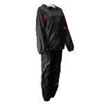 Milwaukee Leather MPL9607 Women’s Black and Fuchsia Water Resistant Rain Suit w/ Reflective Material and Hoodie - Image 5