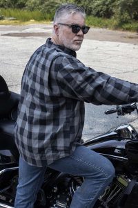 Milwaukee Leather MPM1630 Men’s Plaid Flannel Biker Shirt w/ CE Armor – Reinforced w/ Aramid Fibers - Image 10