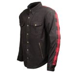 Milwaukee Leather Men’s “Splitline – Havoc” 2-Tone CE Armored Protective Flannel – Kevlar Reinforced – MPM1671 - Image 14