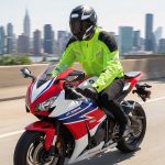 Milwaukee Leather MPM1792 Men’s Black and High-Viz Green CE Armored Textile Motorcycle Jacket- All Season Biker Jacket - Image 6