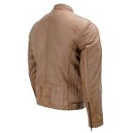 Milwaukee Leather SFM1835 Men’s Saddle ‘Cafe Racer’ Leather Jacket with Snap Button Collar - Image 8