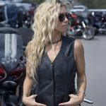 Milwaukee Leather SH1227L Women’s Black Leather Side Laces Classic Western Motorcycle Rider Vest W/4-Snaps Closure - Image 4