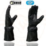 Milwaukee Leather Men’s Gauntlet Motorcycle Hand Gloves-Removeable Zip-Off-Long Cuff Thermal Lined Gel Palm-SH710 - Image 7