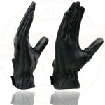 Milwaukee Leather SH721 Women’s Black Perforated Leather Full Finger Motorcycle Hand Gloves W/ Breathable ‘Open Knuckle’ - Image 6