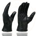 Milwaukee Leather SH734 Men’s Black Thermal Lined Leather Motorcycle Gloves w/ Cinch Wrist Closure - Image 5