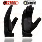 Milwaukee Leather SH761 Men’s Black Textile Padded Knuckle Mechanics Gloves with Amara Palm - Image 7