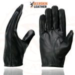 Milwaukee Leather SH887 Men’s USA Deerskin Black Leather Unlined Lightweight Motorcycle Riders Gloves - Image 6