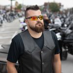 Hot Leathers VSM1008 Men’s Black ‘Buffalo Nickel Snap’ Leather Vest - Image 6