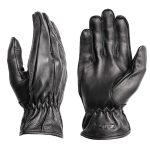 Z1R Men’s Black Premium Deerskin Leather Motorcycle Riders Gloves w/ Cinch Wrist Closure - Image 5