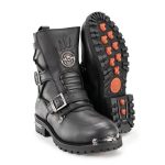 Milwaukee Leather MBM9076 Men’s Black Tactical Logger Leather Boots with Buckle Enhancement - Image 4